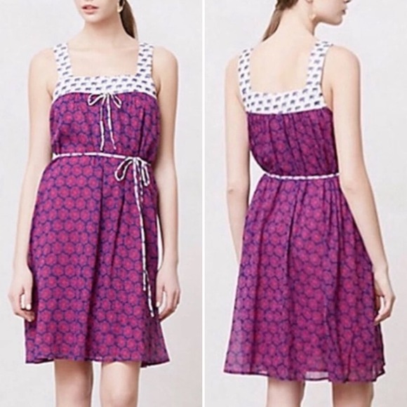Anthropologie Dresses & Skirts - ANTHROPOLOGIE Hei Hei Orissa elephant print boho whimsical dress size medium